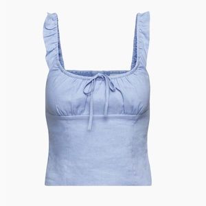 WILFRED Boheme Linen Bustier